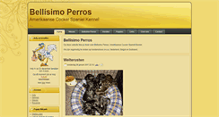 Desktop Screenshot of bellisimoperros.nl